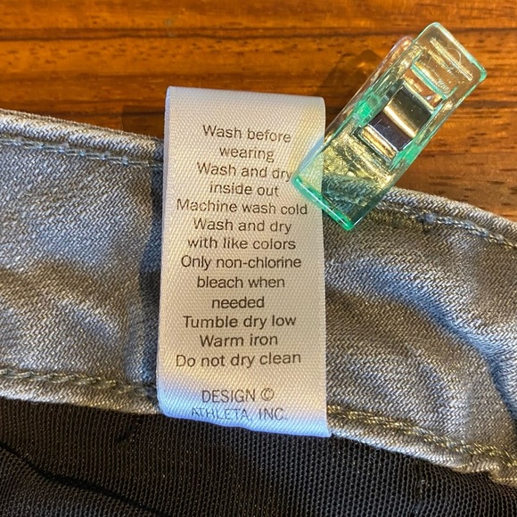 Athleta Sculptek Skinny Jeans in Gray, size 10 - Picture 4 of 10